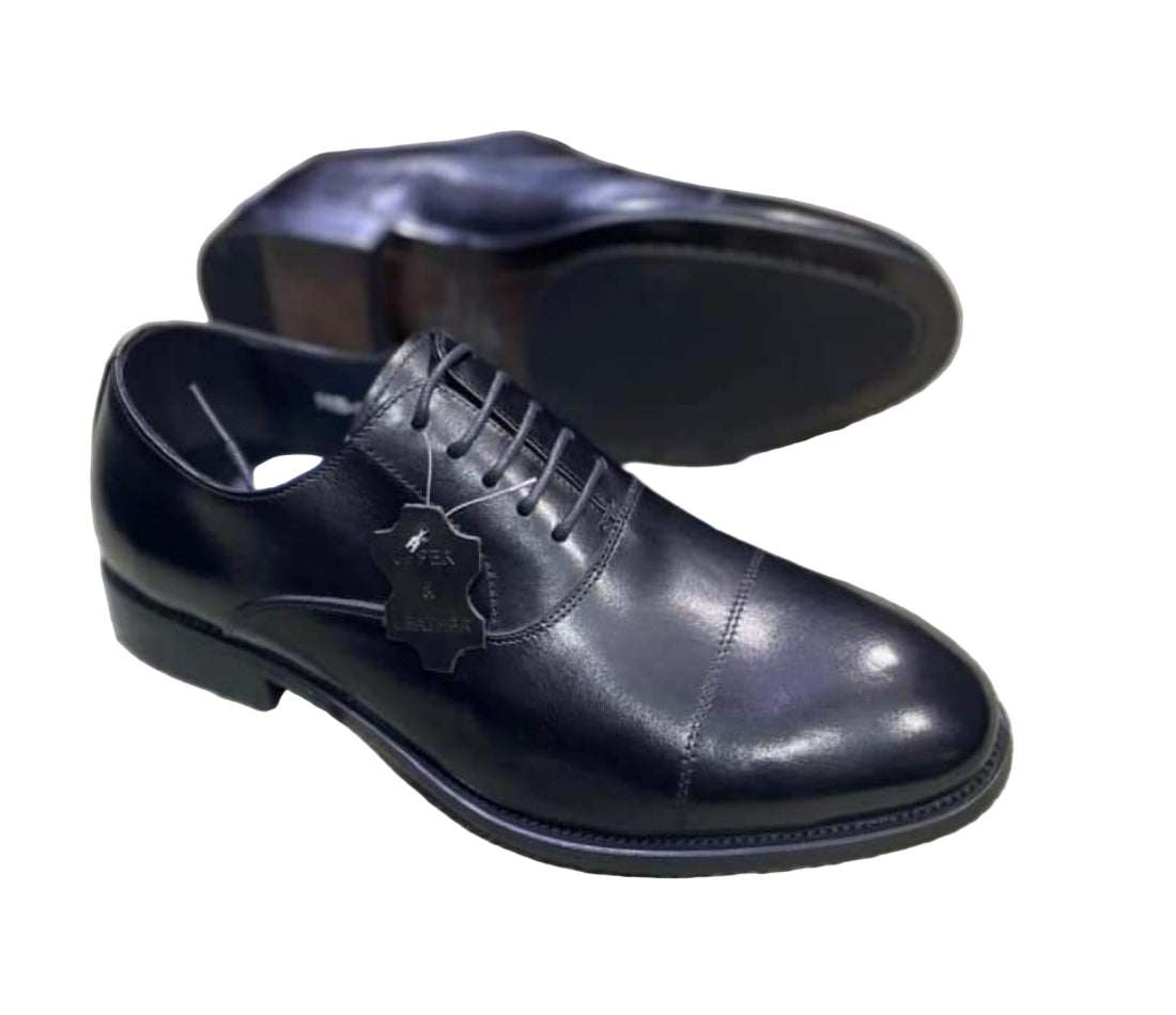 Gentle Leather Shoes For Men-Black