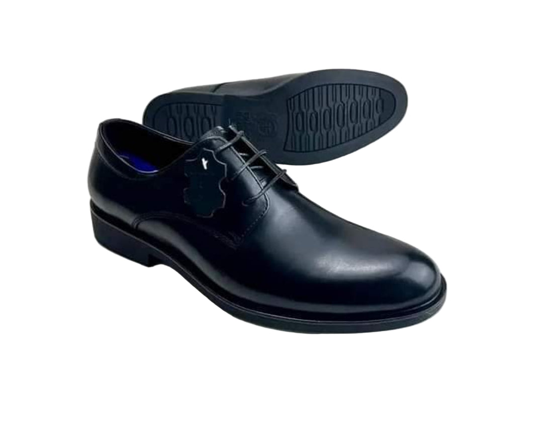 Gentle Leather Shoes For Men-Black