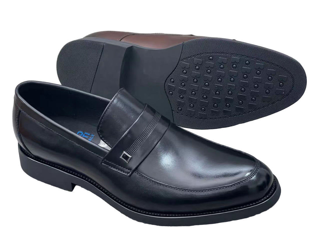 Classic Leather Gentle Shoes-Black
