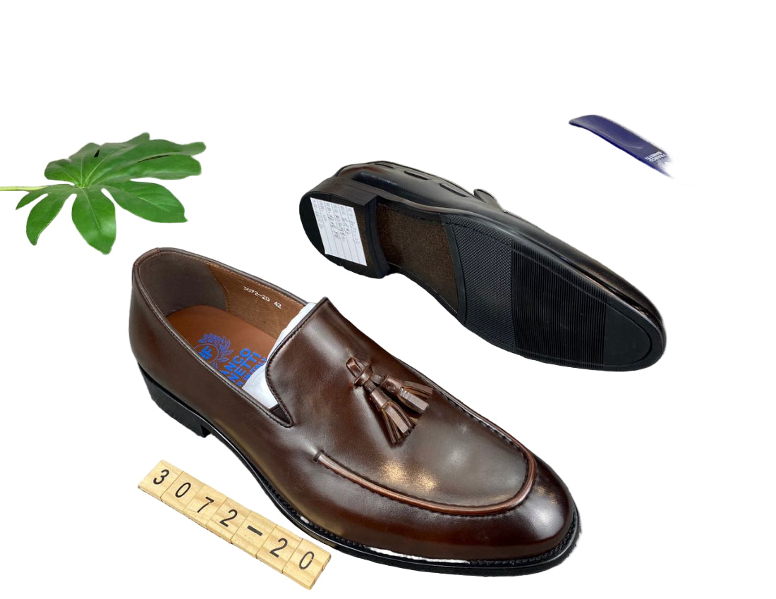 Classic Leather Shoes For Men-Coffee Brown