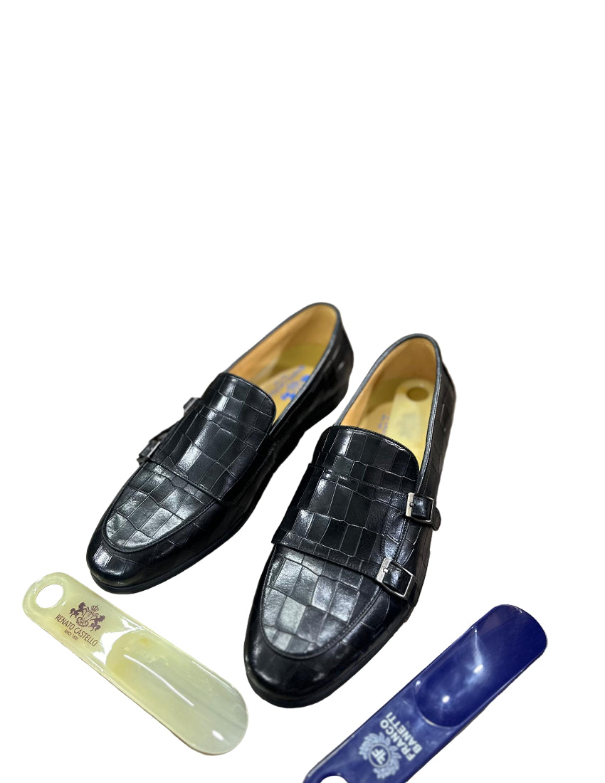 Gentle Leather Shoes For Men-Black