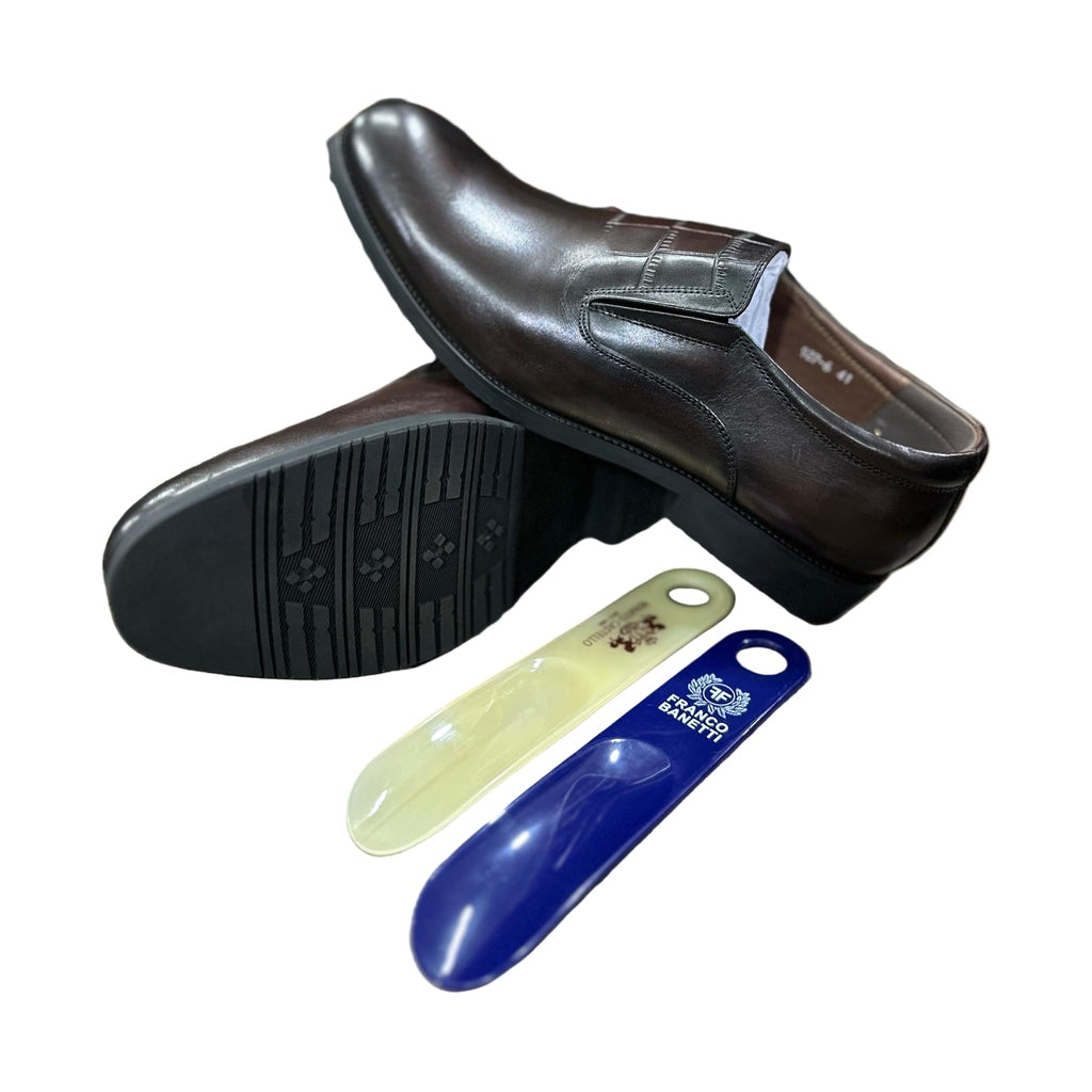 Classic Leather Gentle Shoes For Men-Coffee Brown