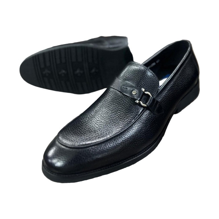 Gentle Leather Shoes For Men-Black