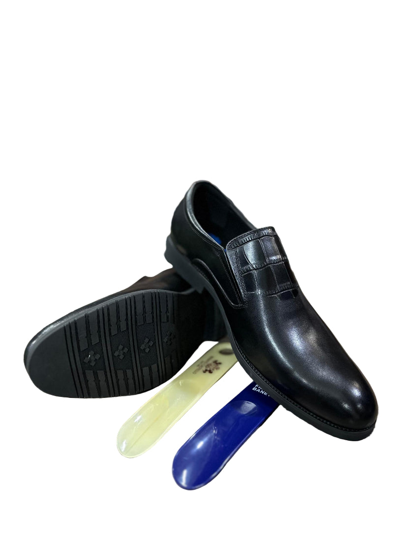 Gentle Leather Shoes For Men-Black