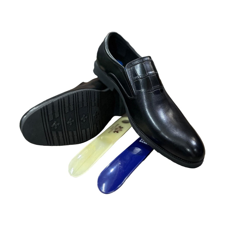 Gentle Leather Shoes For Men-Black