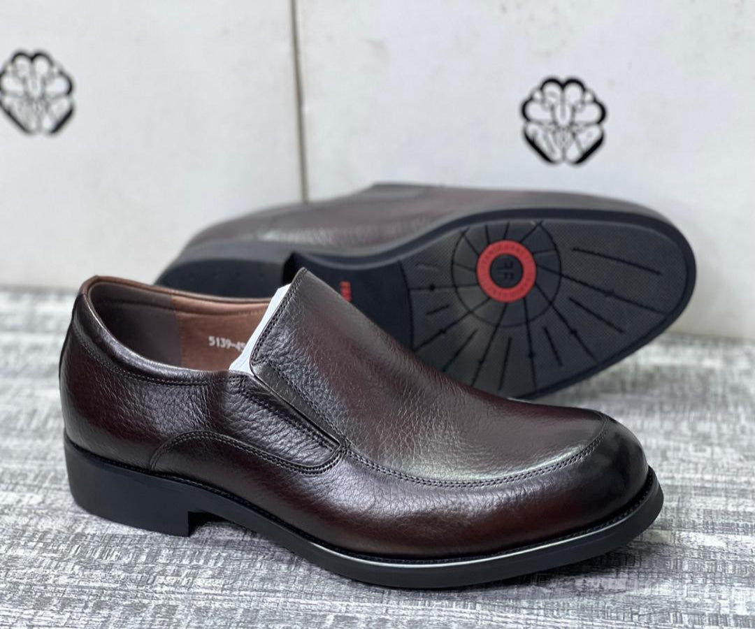Gentle Premium Quality Shoes-Coffee Brown