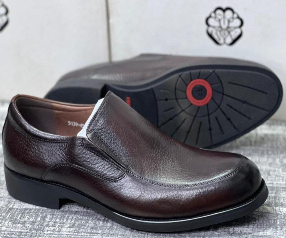 Gentle Premium Quality Shoes-Coffee Brown
