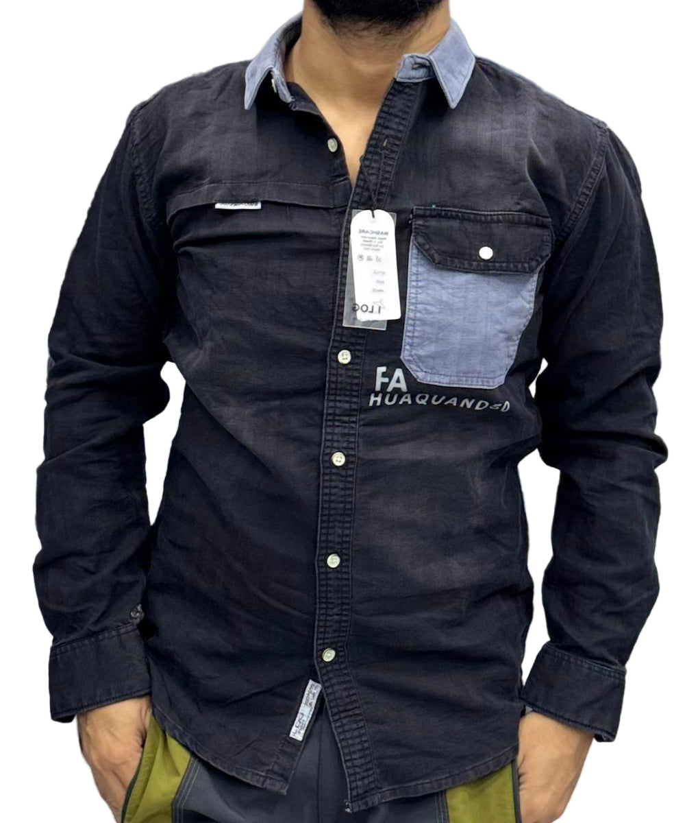 Rugged Denim Longsleeve Shirt