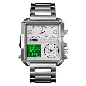 Time Piece Watch For Men-Silver