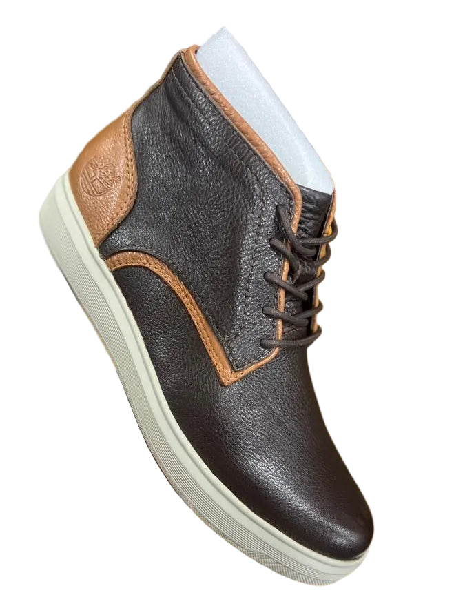 Casual Leather Timberland Boot - Coffee Brown