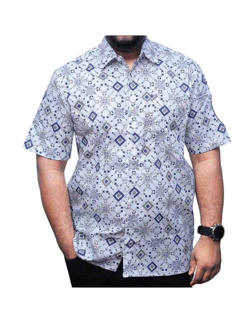 Luciano Short Sleeve Cotton Shirt