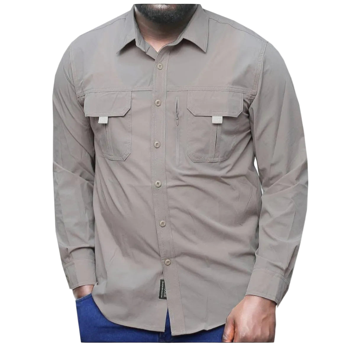 Classic Tactical Shirt - Cream.