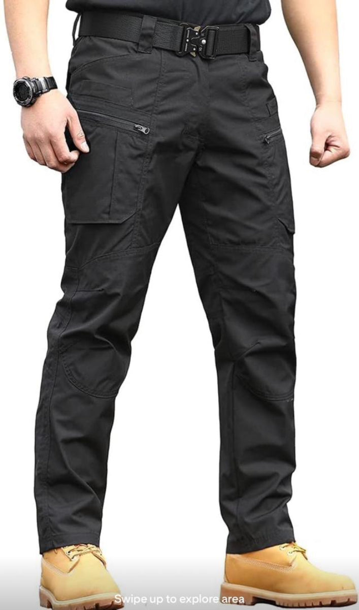 Water Proof Tactical Trouser - Black