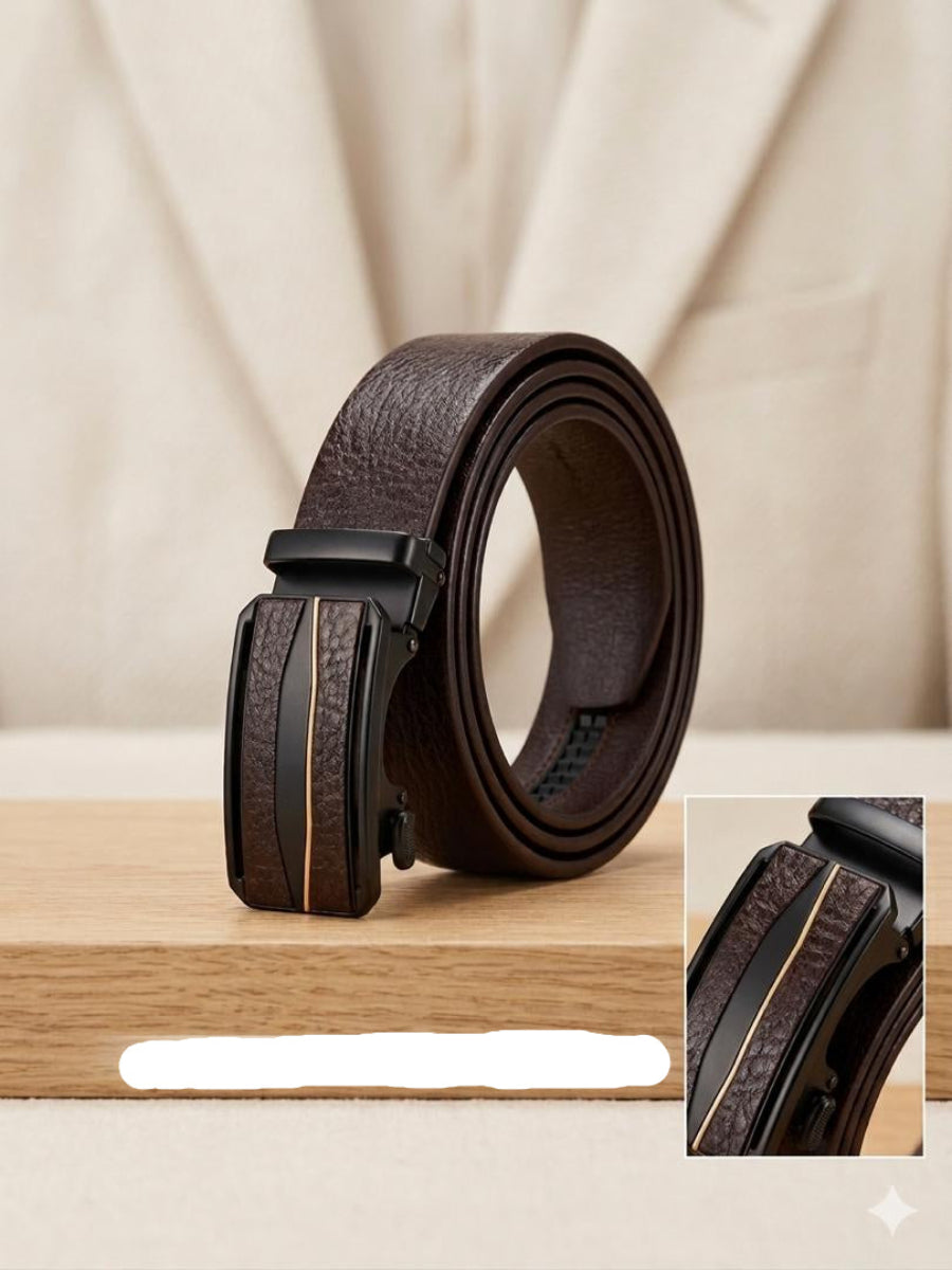 Men's Leather Belt - Coffeebrown