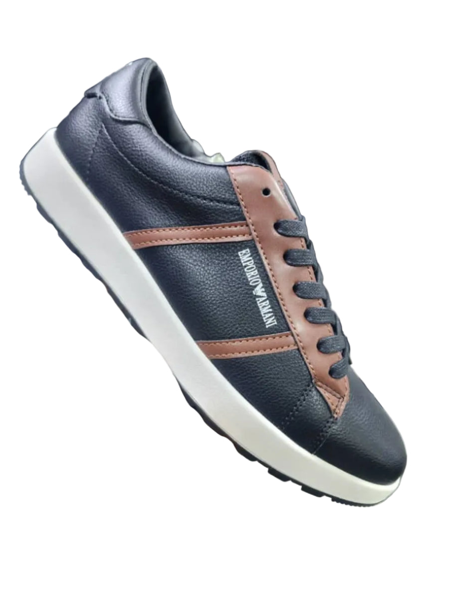 Unisex Black And Brown Sneaker