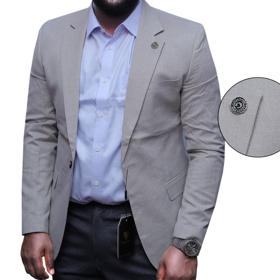Premium Men's Blazer - Lightgrey