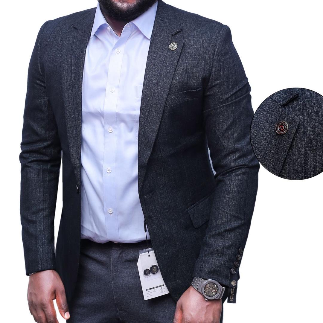 Premium Men's Blazer - Black