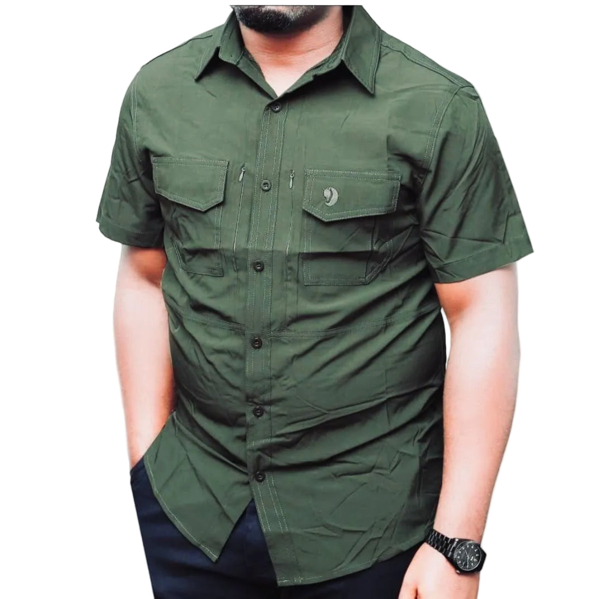 Quality Tactical Short-Sleeved Shirt-Green