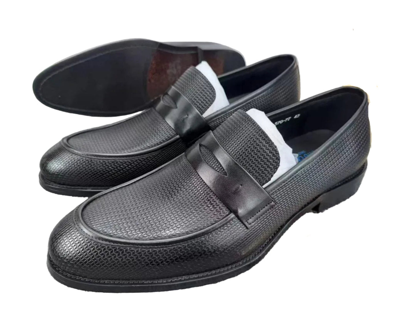 Durable And Quality Professional Leather Shoes-Black