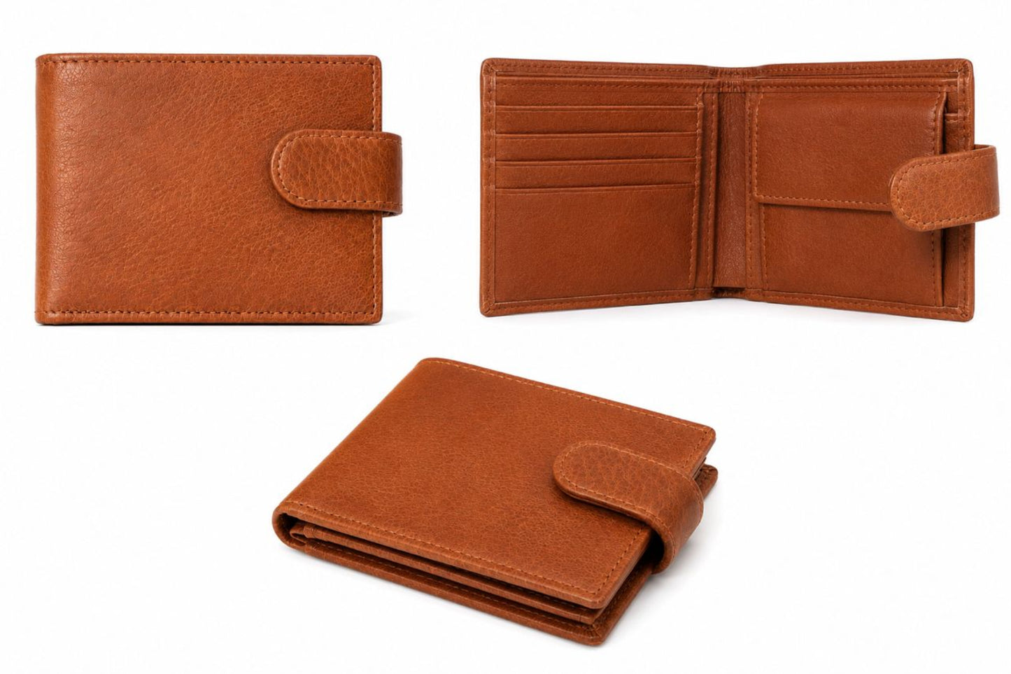 Quality And Durable Leather Wallet-Brown