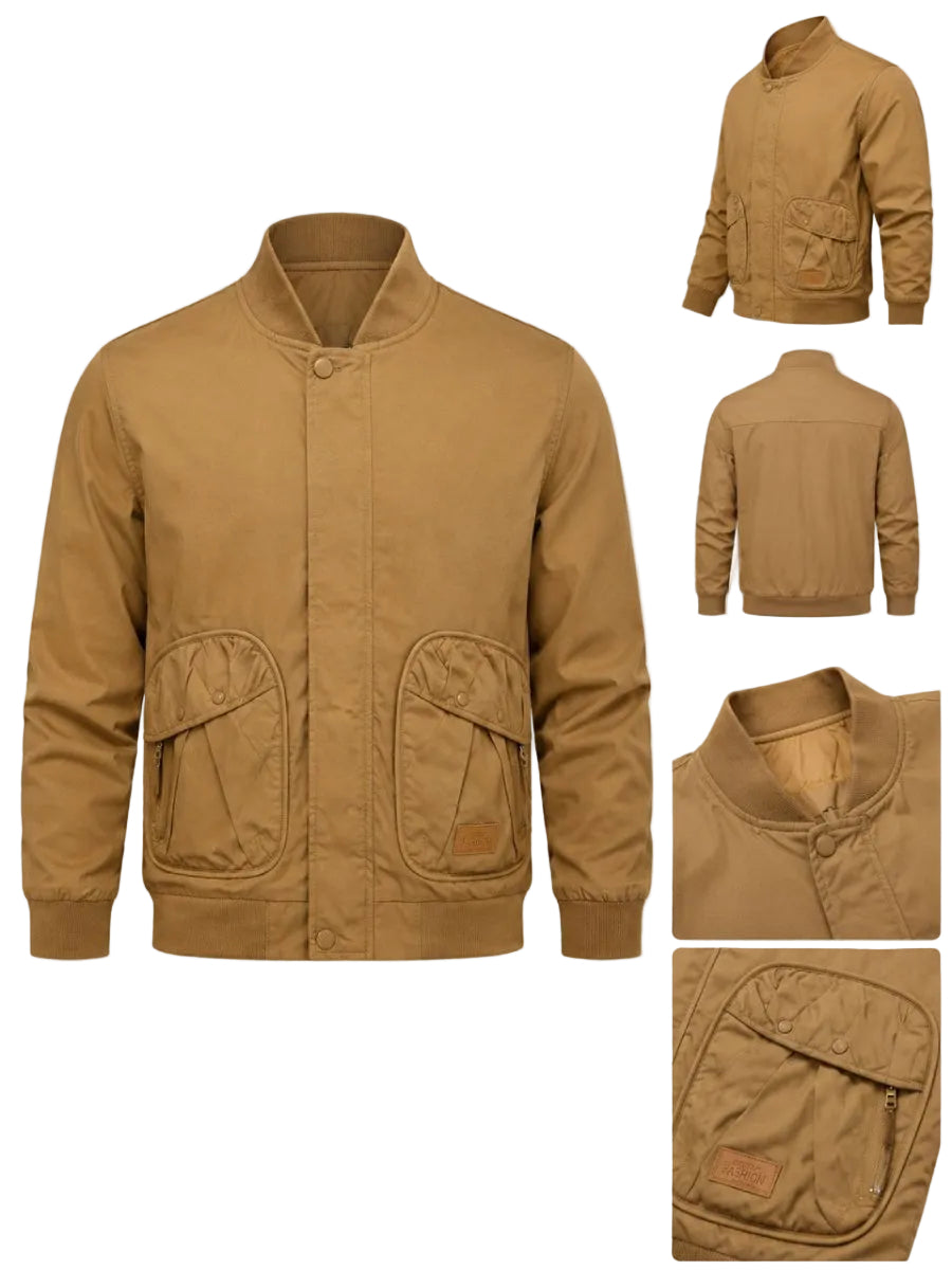 Quality And Durable Unisex Jacket-Brown