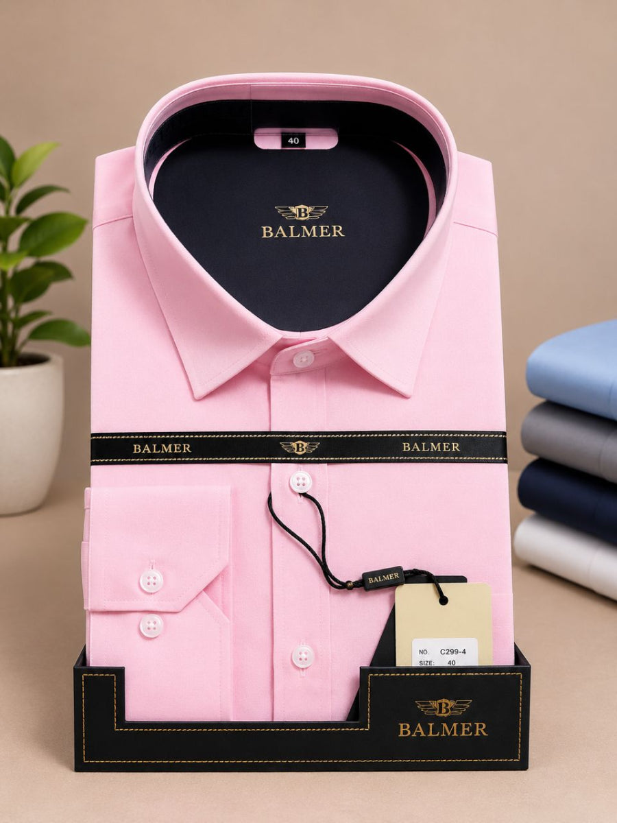 Genuine And Quality Professional Long-Sleeved Shirt-Pink