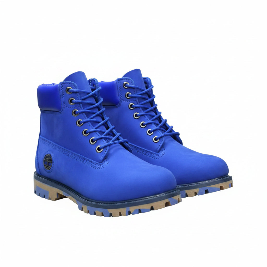 Classic And Quality Unisex Men's Timberland Boot-Blue