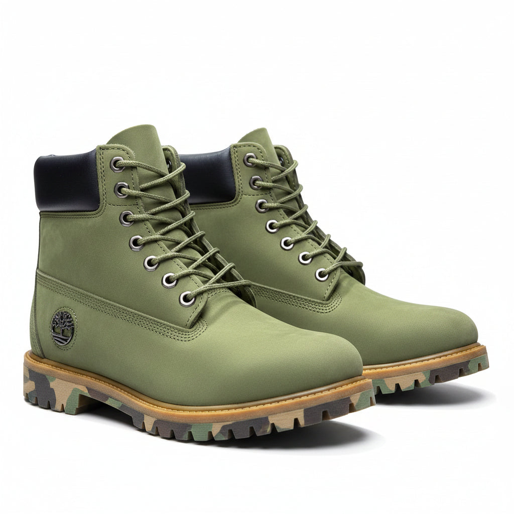 Quality Men's Timberland Boot - Army Green