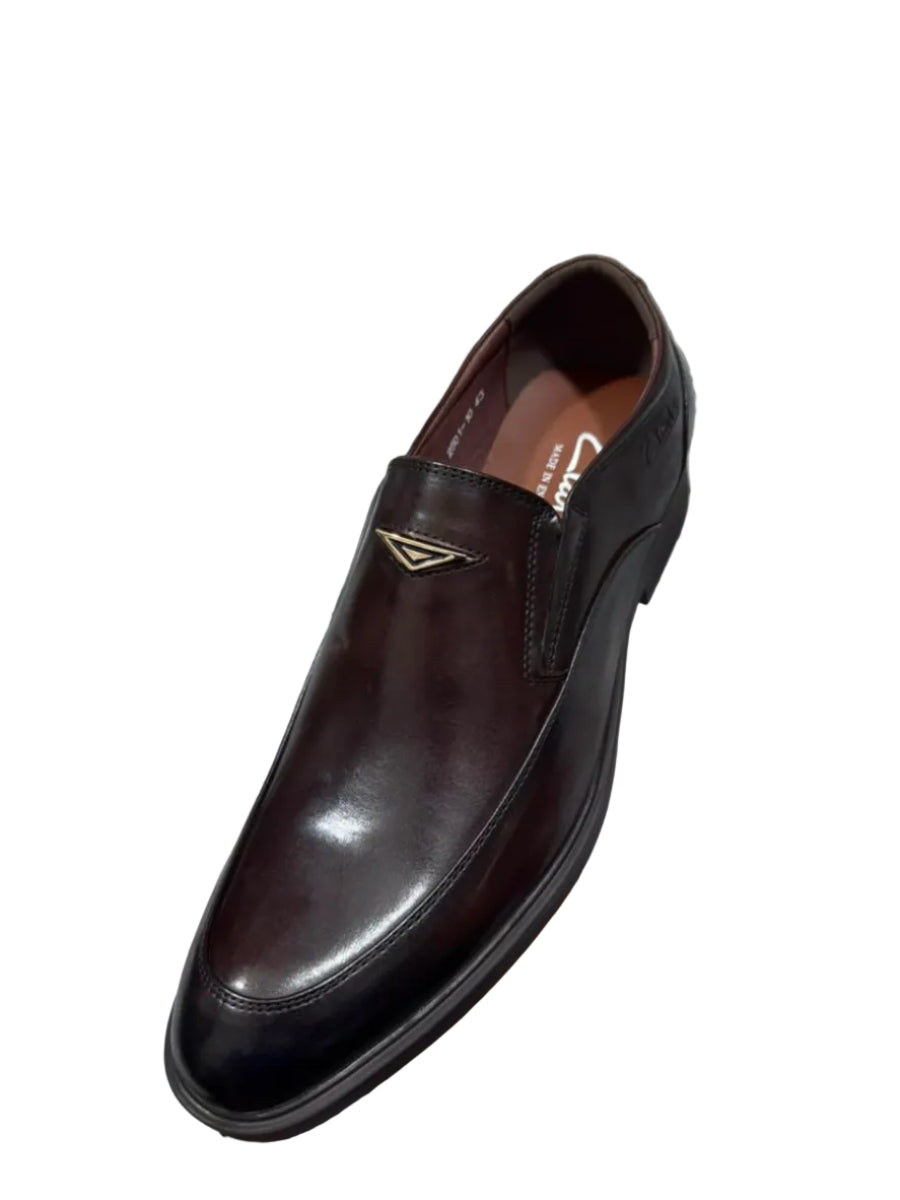 Gentle Leather Slipon Shoes - Coffee Brown