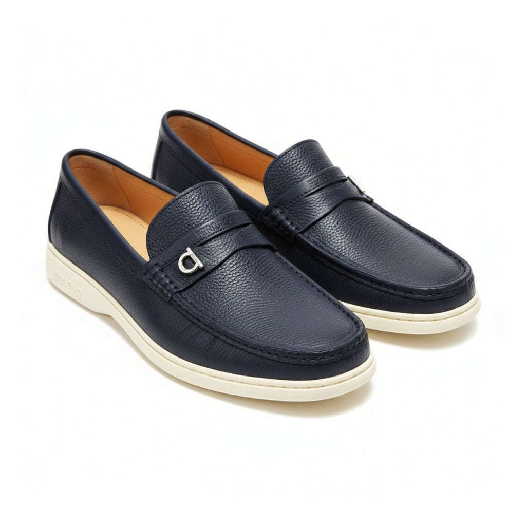 Dark Navyblue Loafer Slipon Shoes