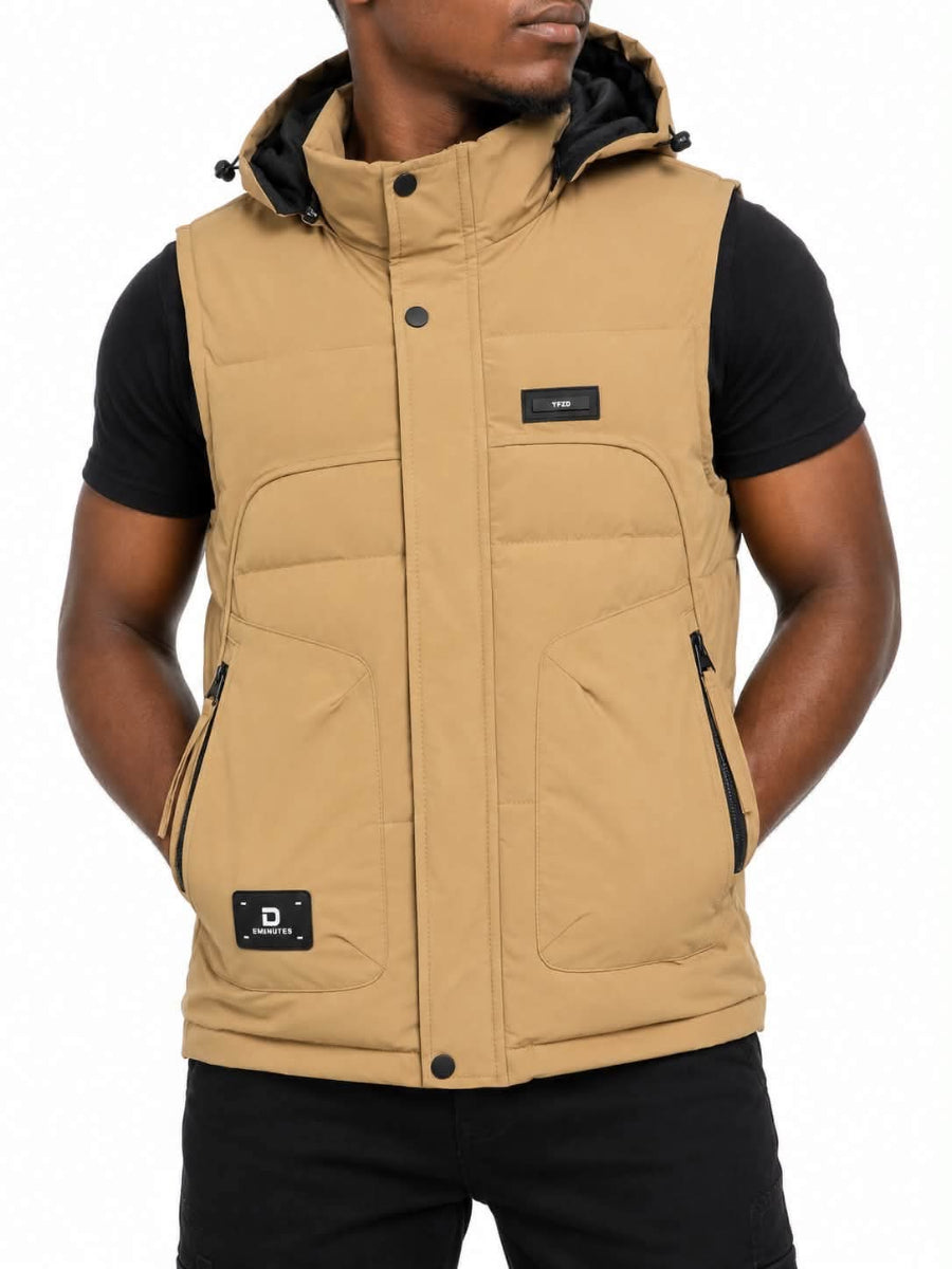 Cool Armless Jacket - Brown