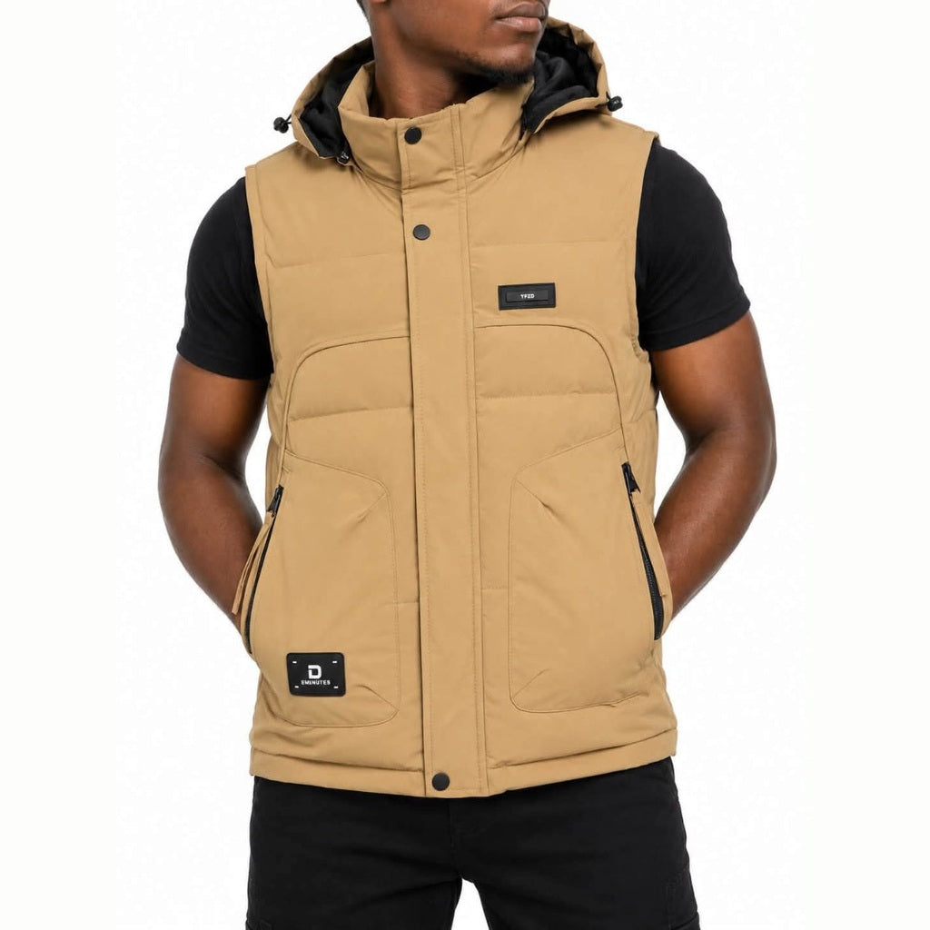 Cool Armless Jacket - Brown