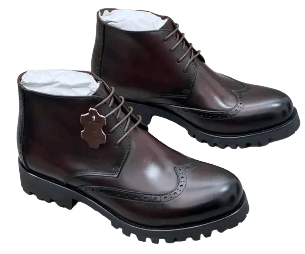 Oxford Gentle Boots-Coffee Brown