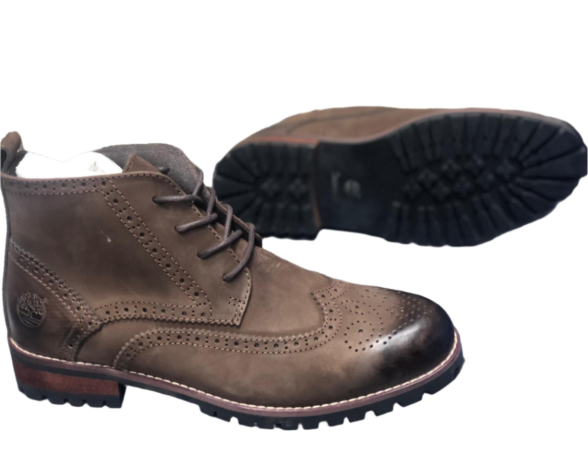 Premium Quality Timberland Boots-Coffee Brown