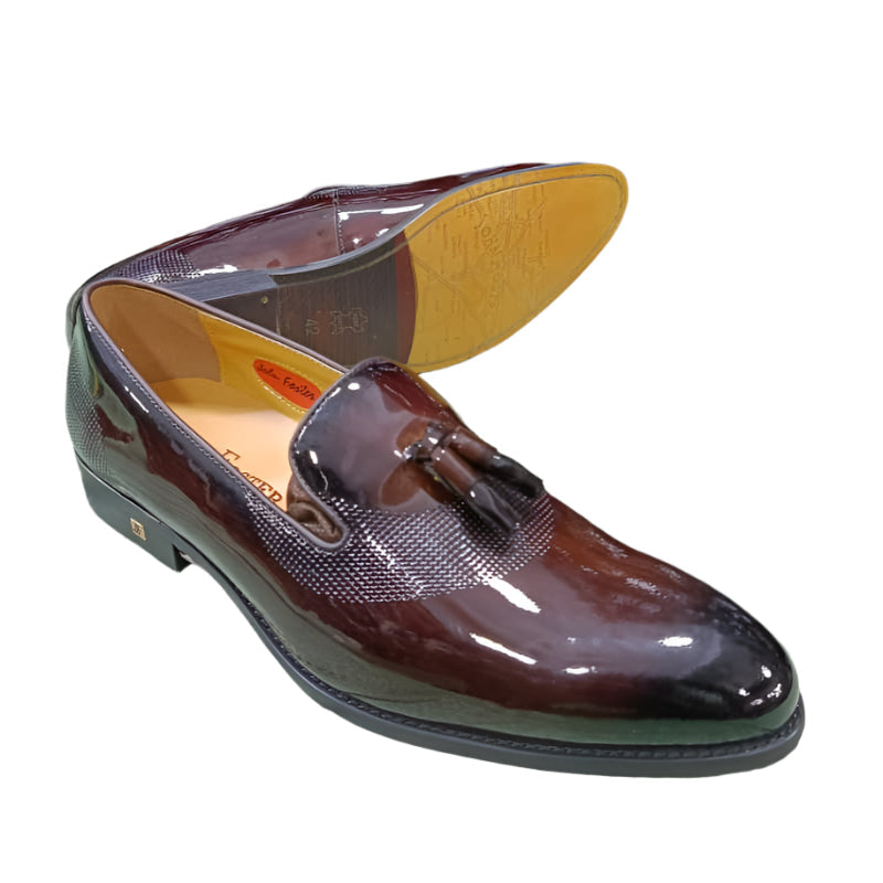Premium Slipon Shiny Shoes-Brown