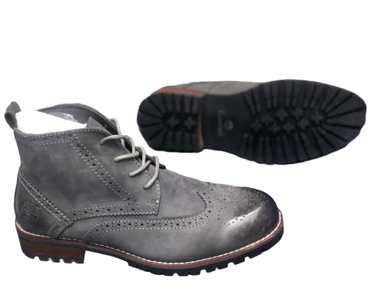 Men's Premium Quality Timberland Boots-Gray
