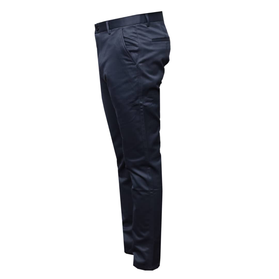 Men's Classic Khaki Trouser-Navy Blue