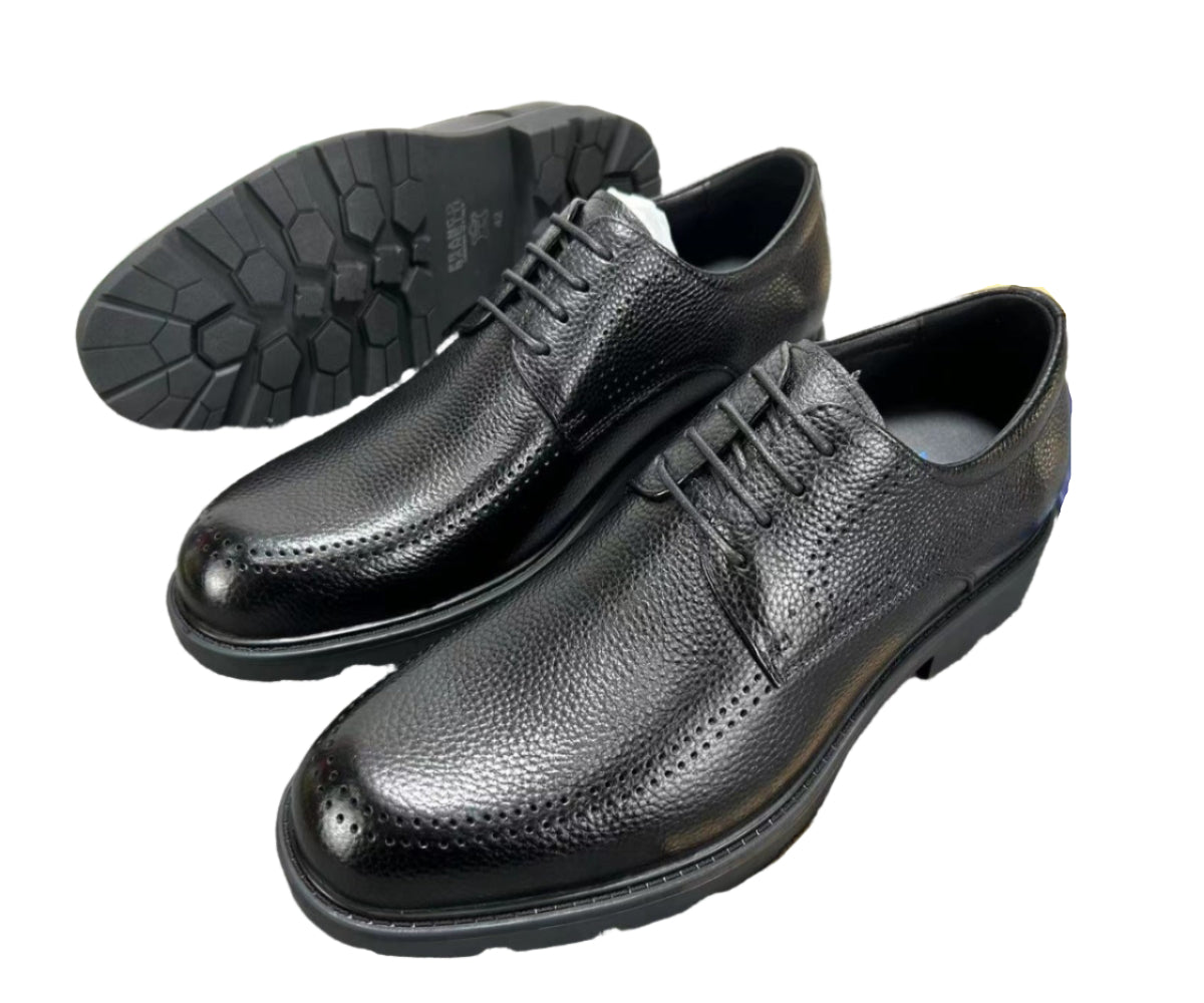 Lace-Up Premium Gentle Shoes-Black