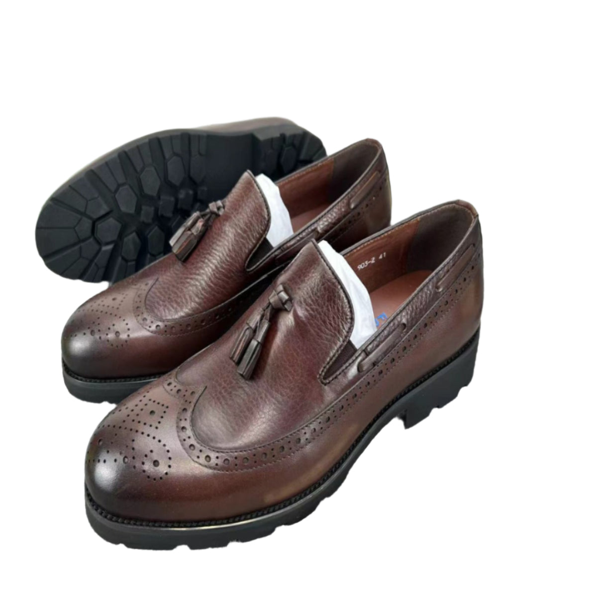 Traditional Oxford Gentle shoes-Brown