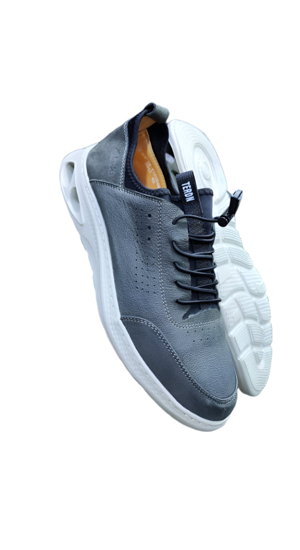 Quality Designer Shoes For Men-Grey
