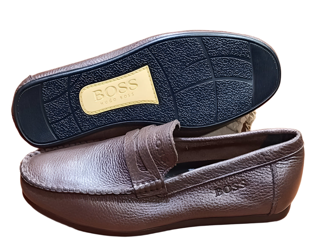 Men's Classic Designer Shoes-Coffee Brown