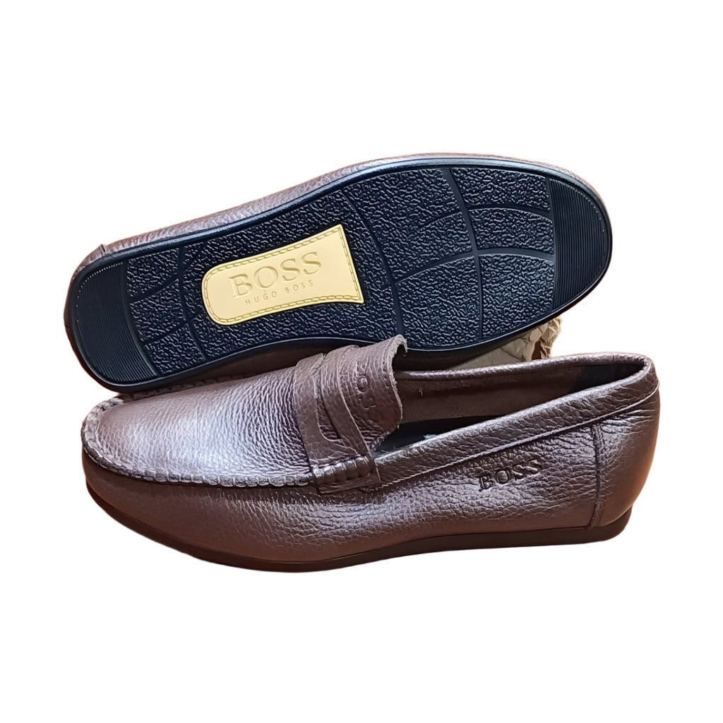 Men's Classic Designer Shoes-Coffee Brown