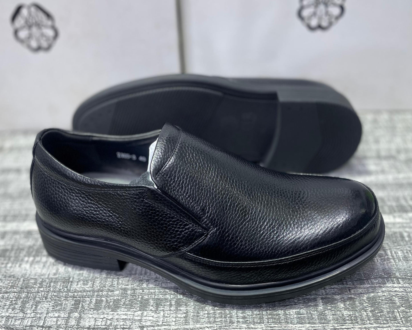 Gentle Quality leather shoes-Black