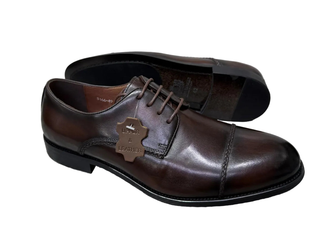 Gentle Leather Shoes-Brown
