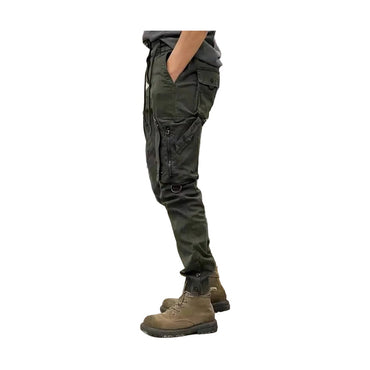 Denim Jean Cargo Pant Army Green