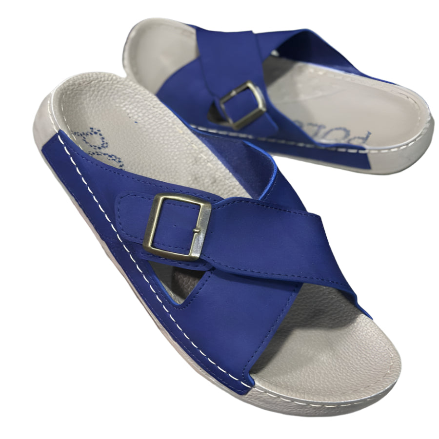 Quality open shoes-Blue