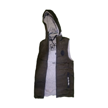 Armless Unisex Jacket-Army Green