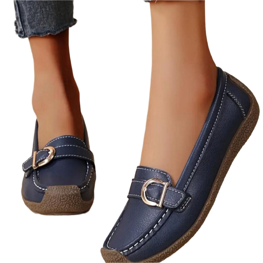 Ladies Fashion Shoes-Navy