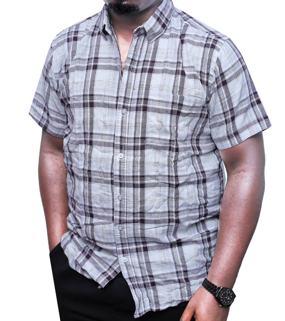 Quality And Durable Checked Short-Sleeved Shirt-Multicolour