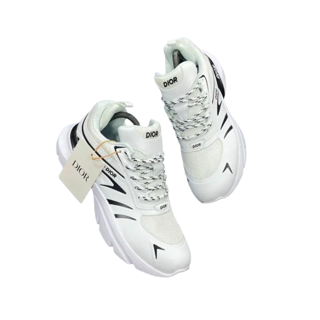 Dior Unisex Quality Sneakers-White